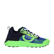 Playhat SNEAKER Blu/verde Fluo