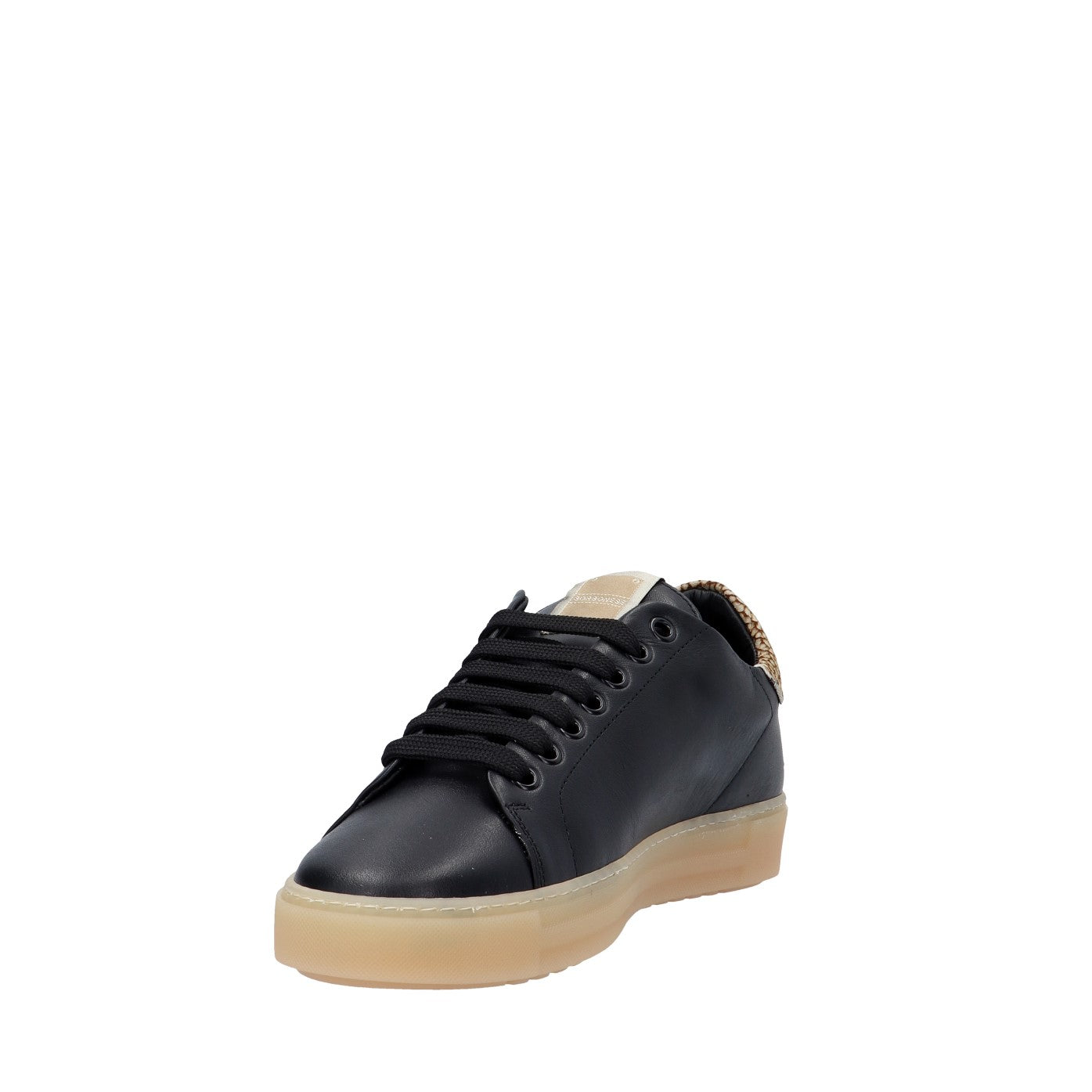 Borbonese SNEAKER Nero/naturale