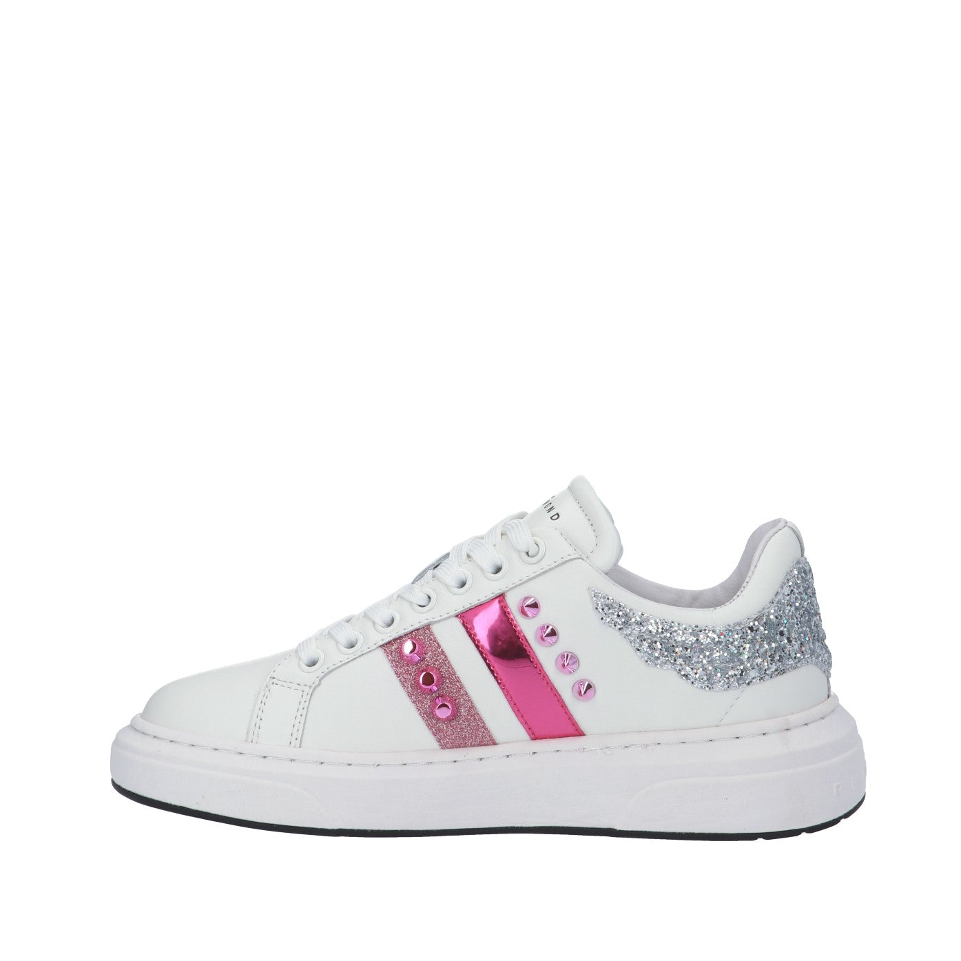 John Richmond SNEAKER Bianco/fucsia