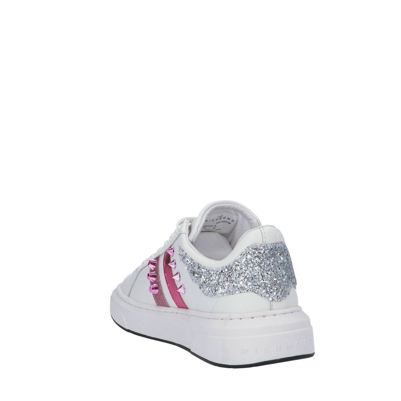 John Richmond SNEAKER Bianco/fucsia