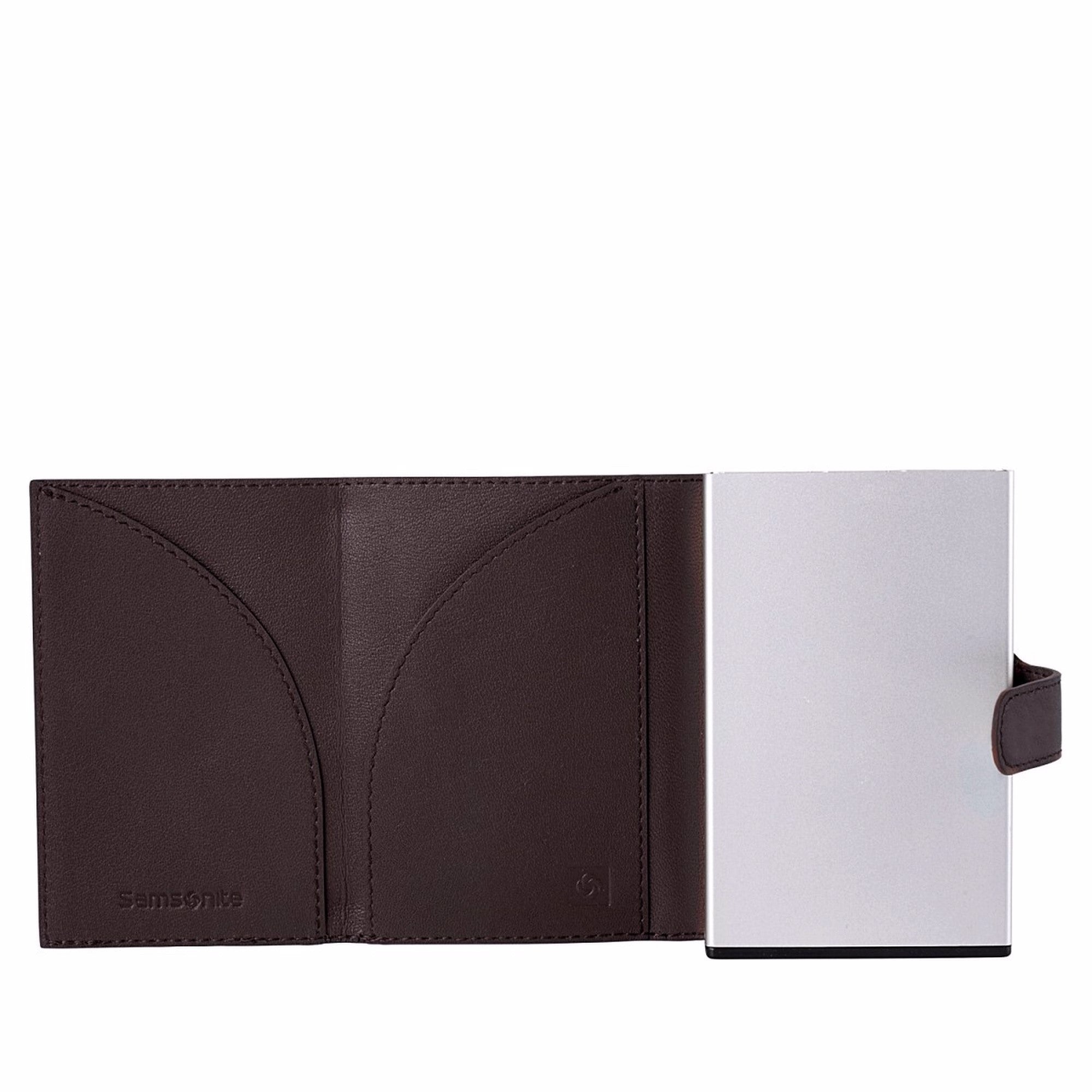 Samsonite PORTA CARTE Marrone Scuro
