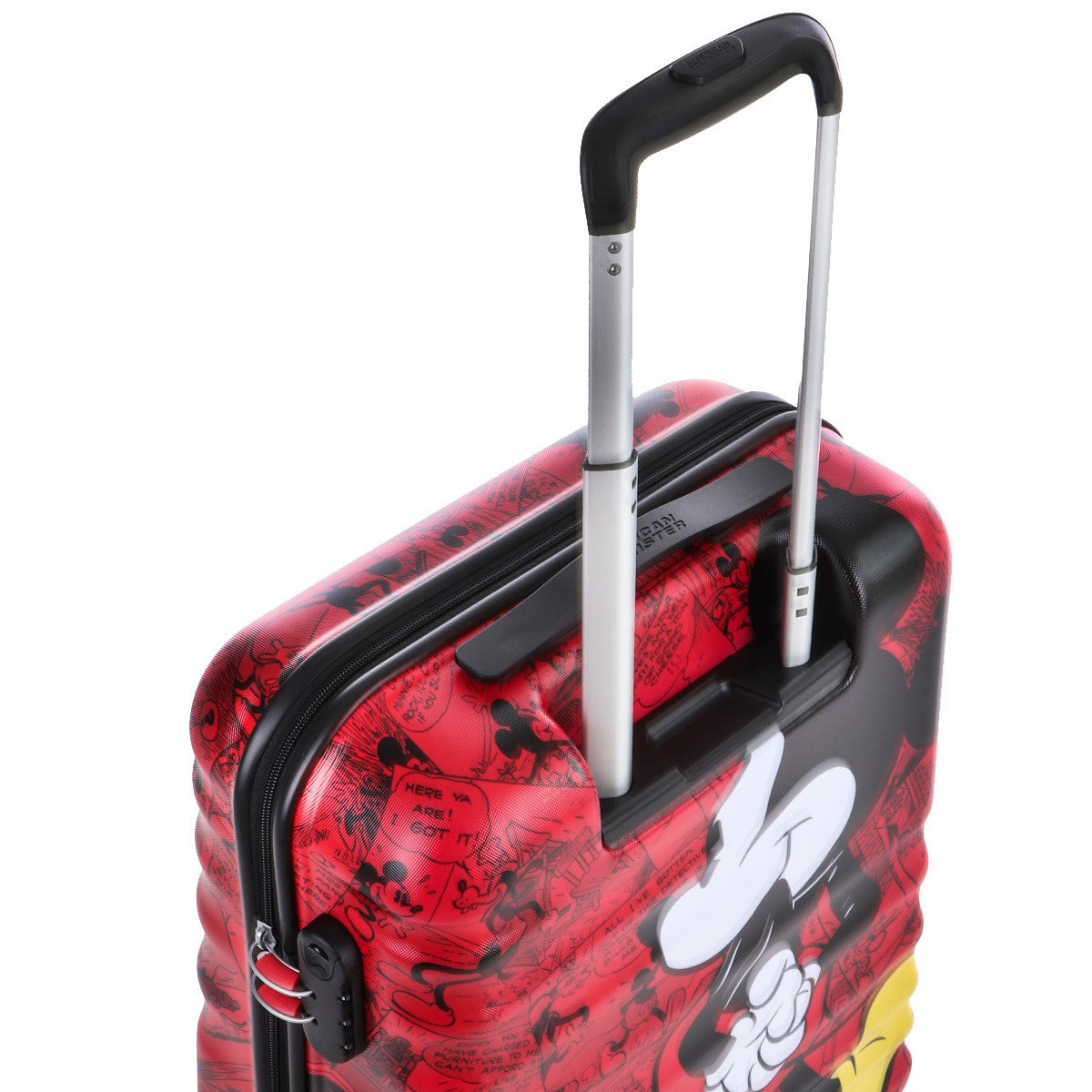 American Tourister By Samsonite SPINNER CABINA 4 RUOTE Mickey Comics Red