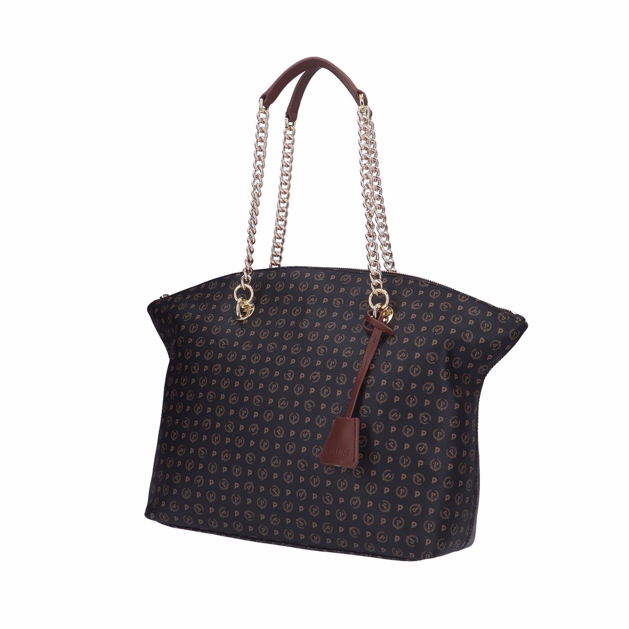 Pollini BORSA A SPALLA Nero/marrone