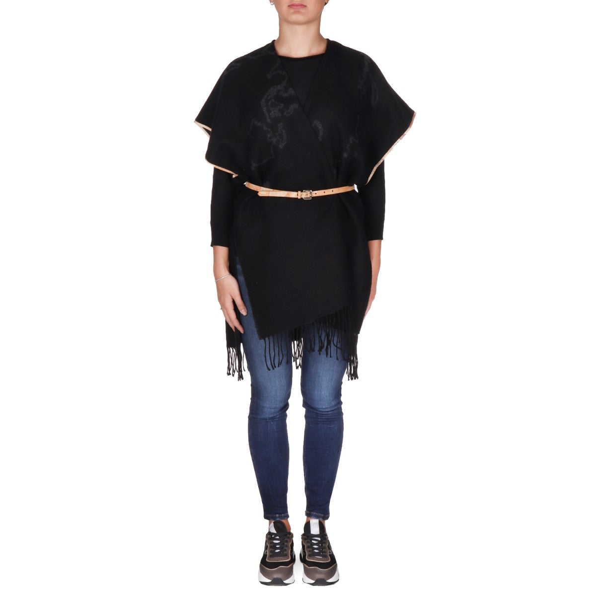 Alviero Martini - 1^ Classe PONCHO Nero