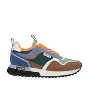 W6yz SNEAKER Marrone/salvia/celeste