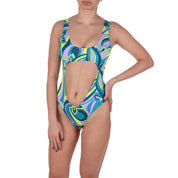 Mefui MONOKINI Verde/lilla