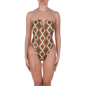 Mefui MONOKINI Marrone/verde