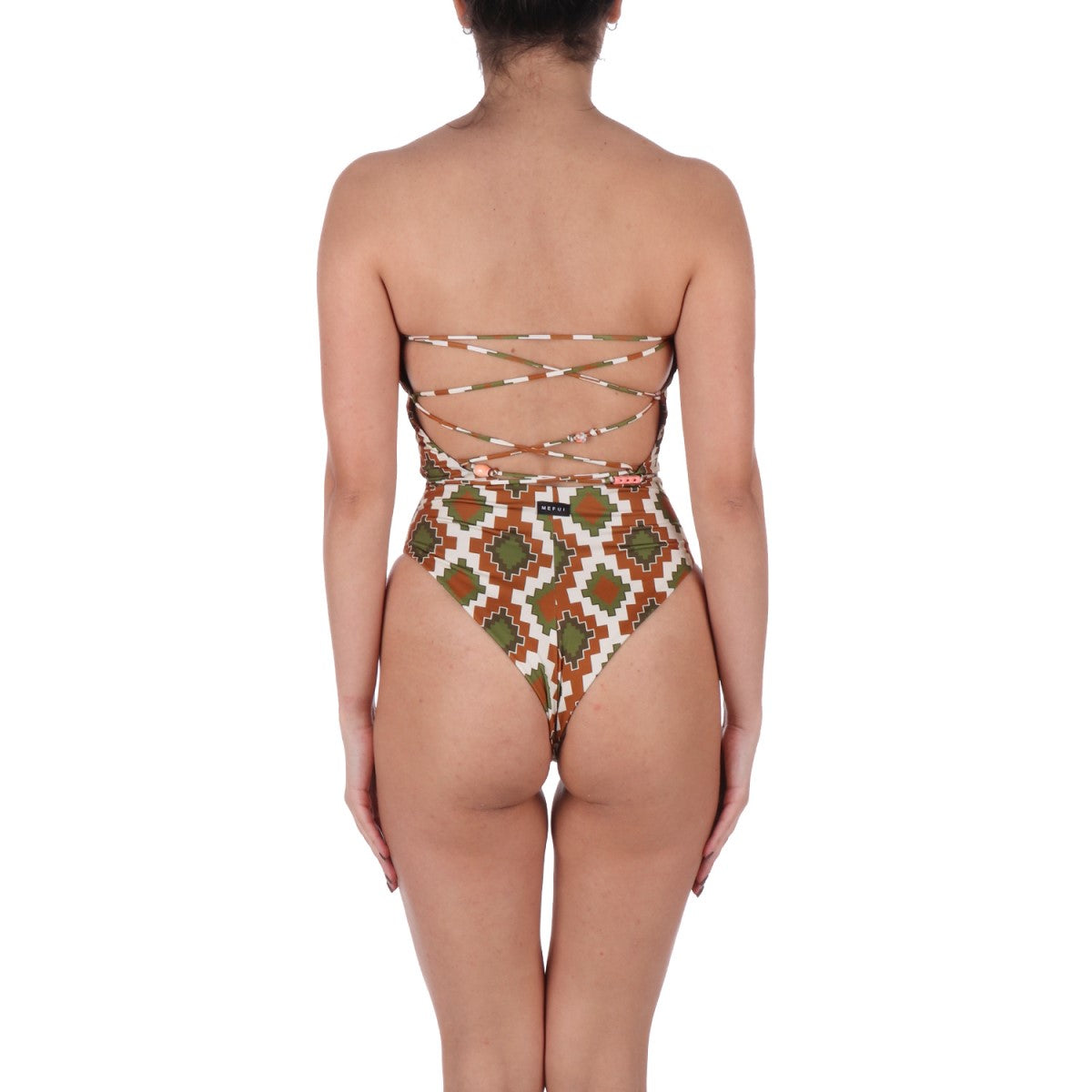 Mefui MONOKINI Marrone/verde