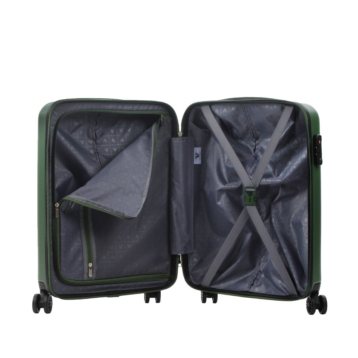 Roncato SPINNER CABINA 4 RUOTE Verde Militare