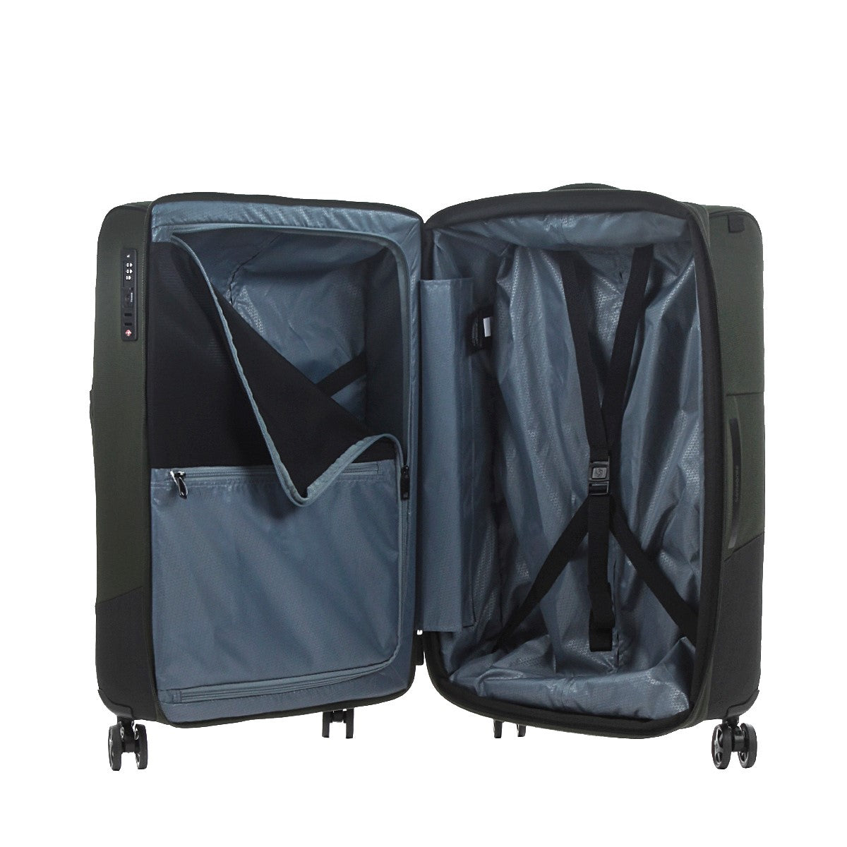 Samsonite SPINNER M 4 RUOTE Earth Green