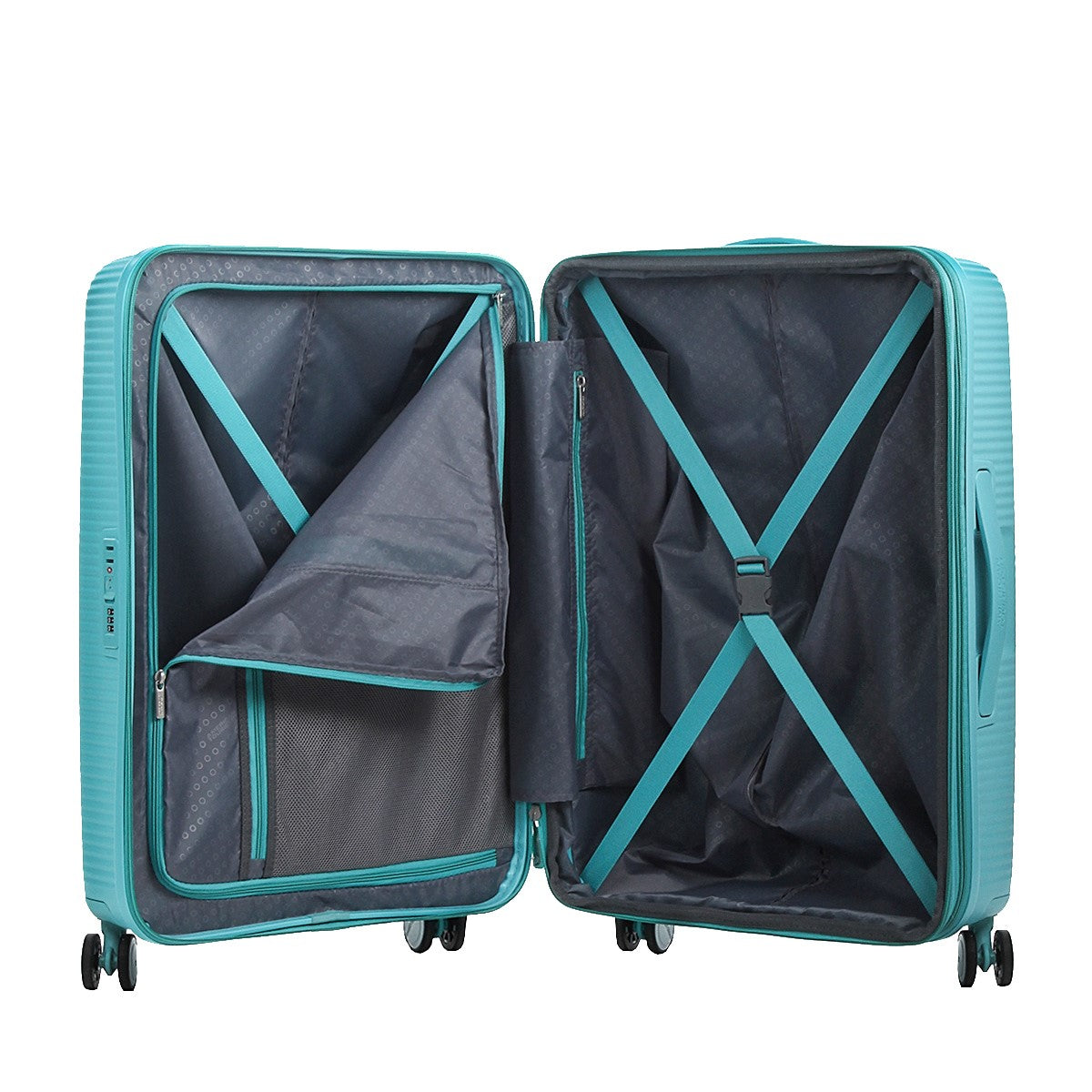 American Tourister By Samsonite SPINNER M 4 RUOTE Poolside Blue