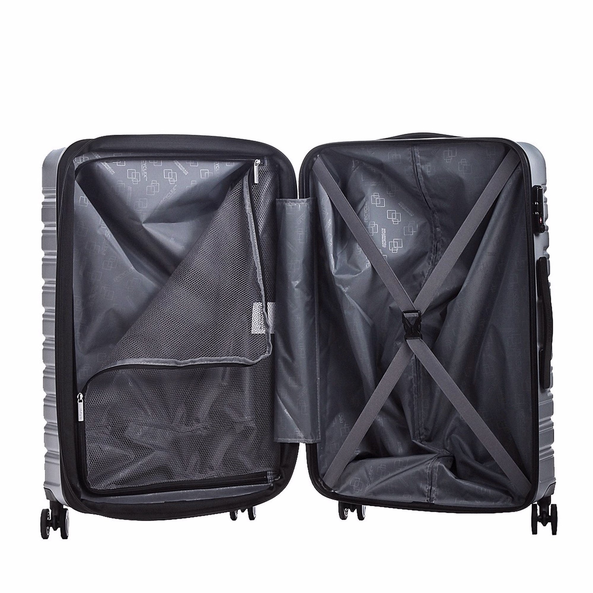 American Tourister By Samsonite SPINNER M 4 RUOTE Argento