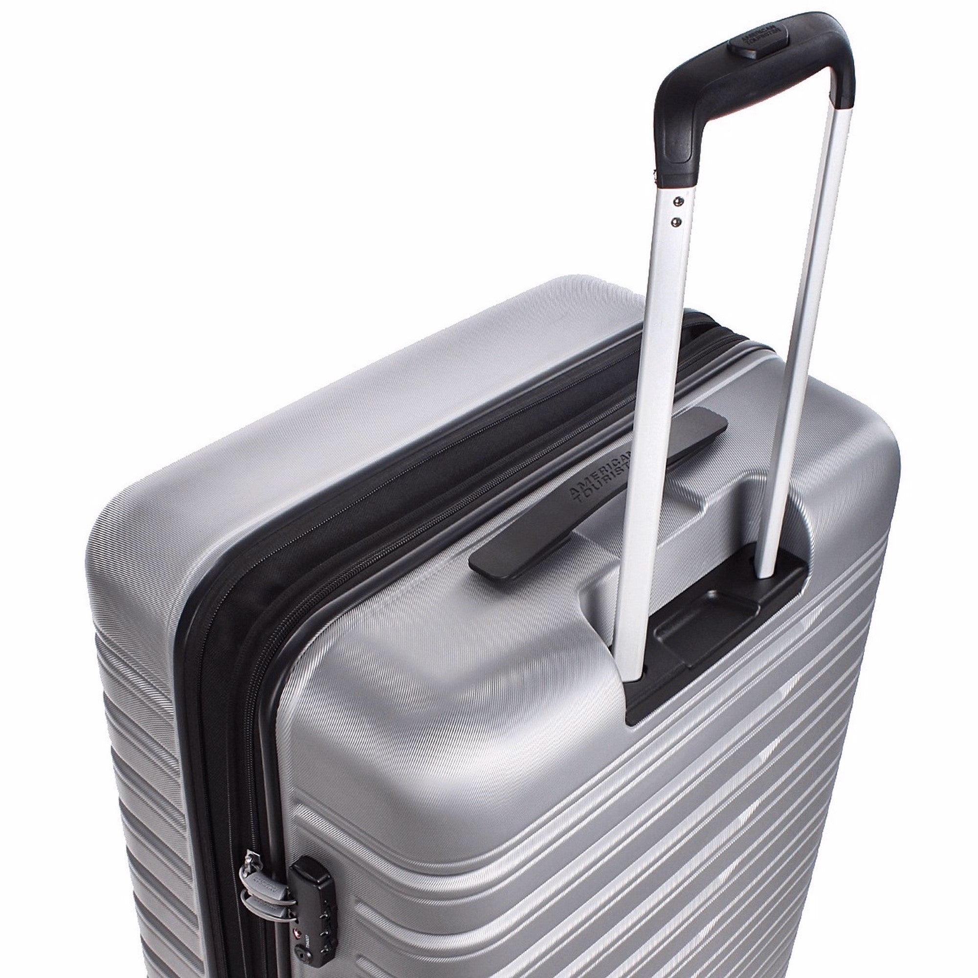 American Tourister By Samsonite SPINNER L 4 RUOTE Argento