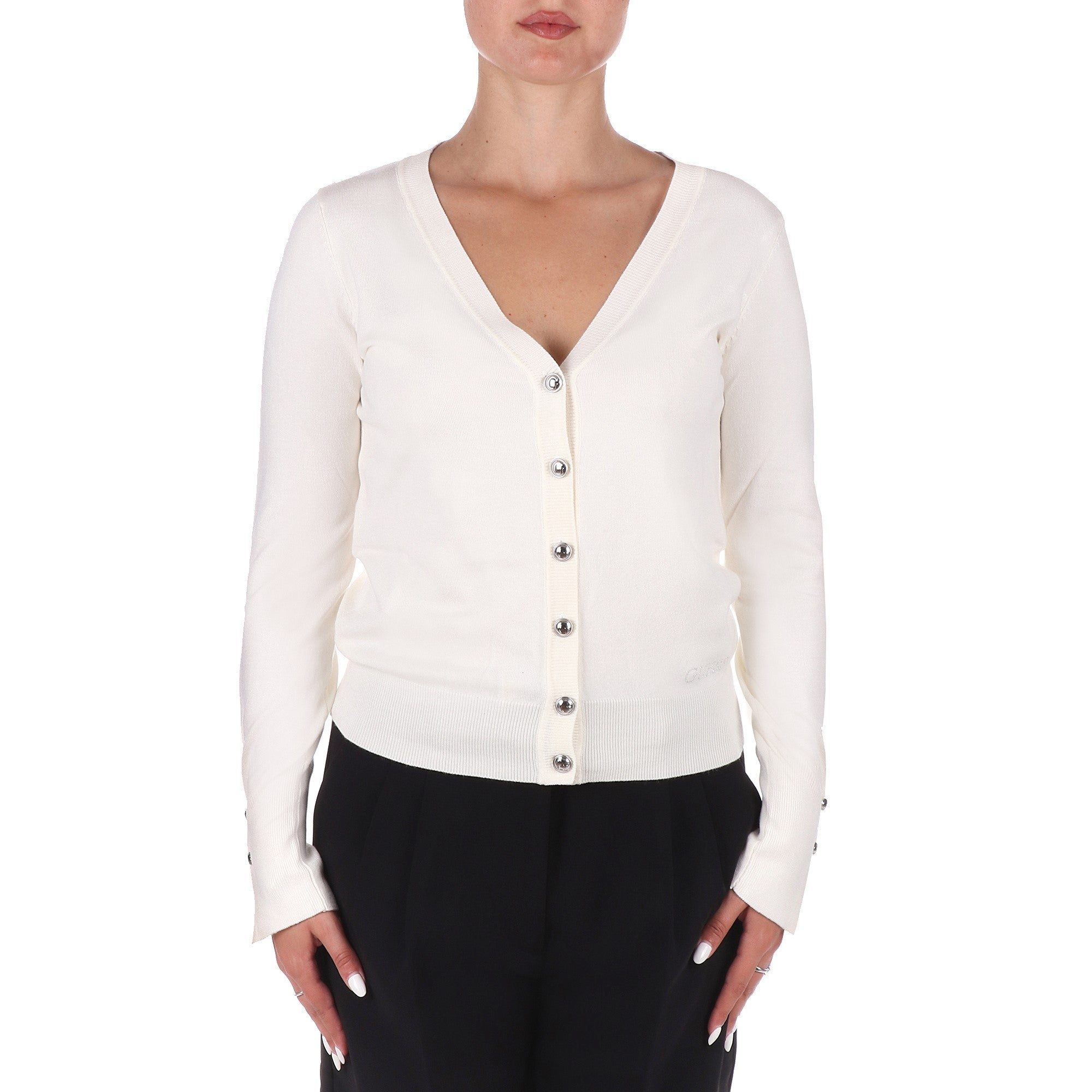Guess CARDIGAN Bianco Spento