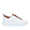 Alexander Smith SNEAKER Bianco/cognac