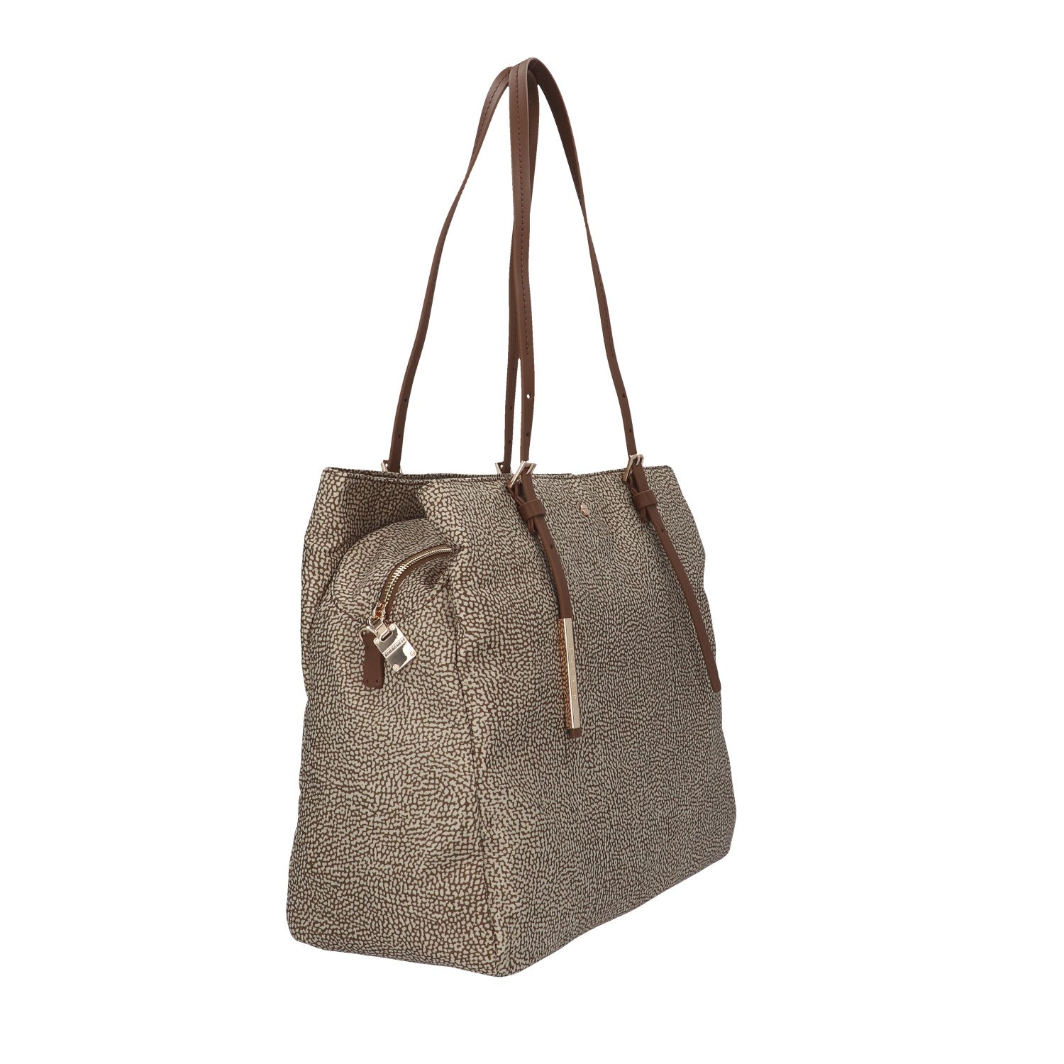 Borbonese BORSA A SPALLA Beige/marrone