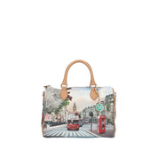 Ynot? BORSA A MANO London Rainbow