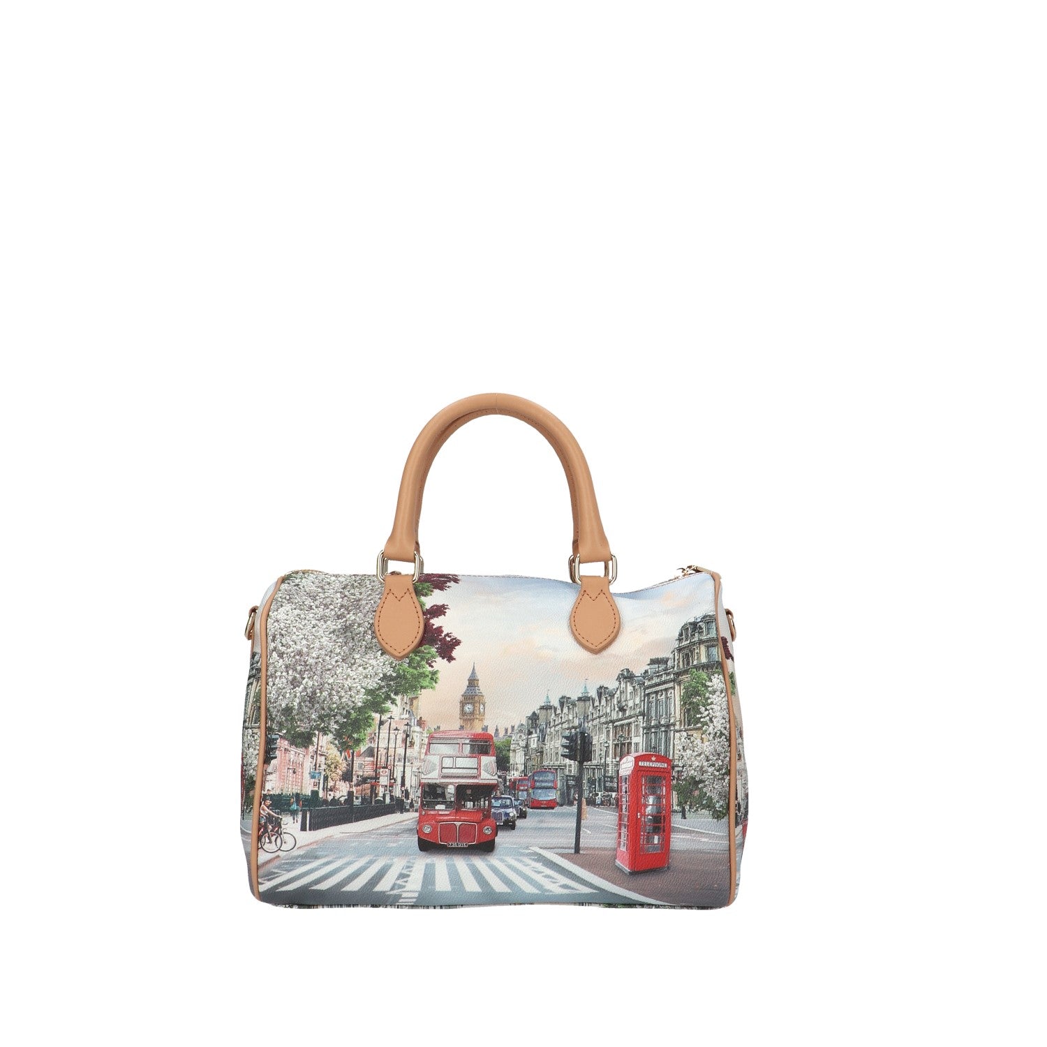 Ynot? BORSA A MANO London Rainbow