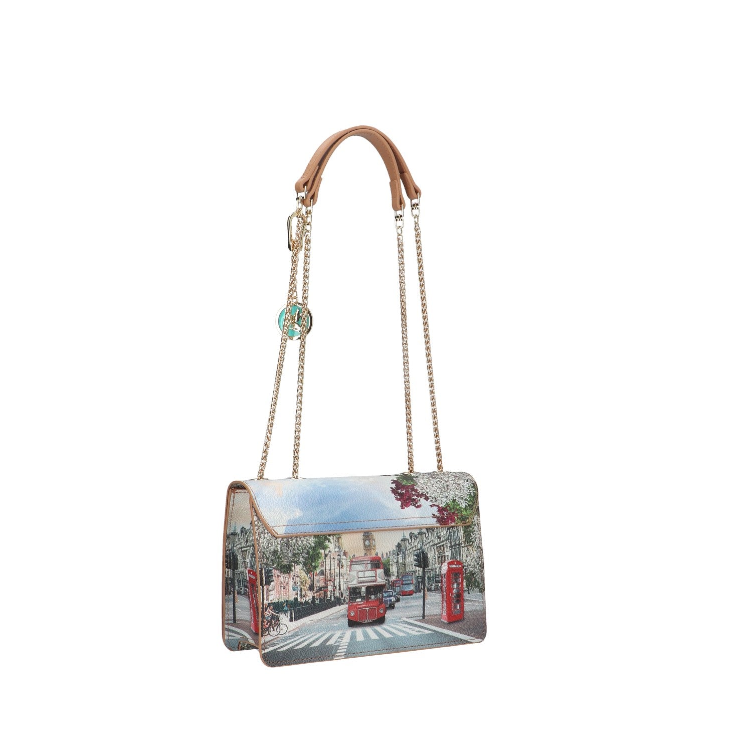 Ynot? BORSA A SPALLA London Rainbow