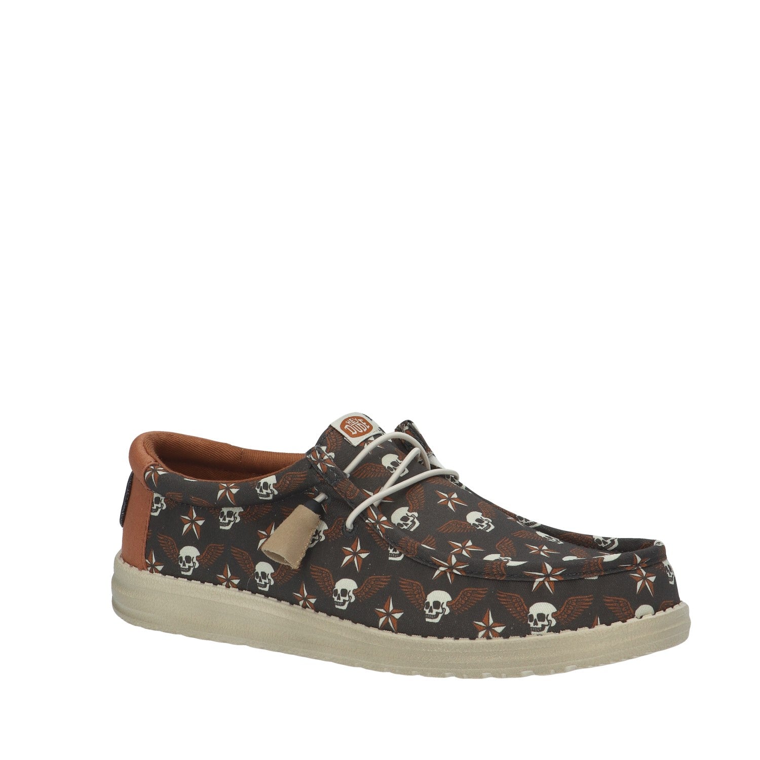 Heydude SLIP ON Nero/cuoio