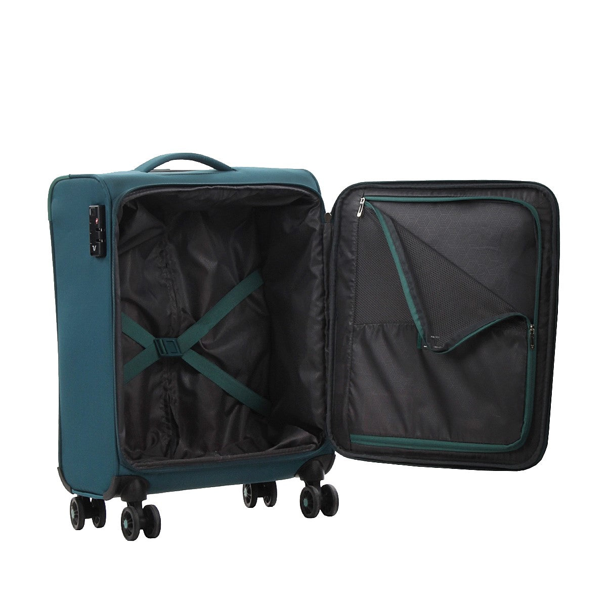 Roncato SPINNER CABINA 4 RUOTE Verde Bottiglia