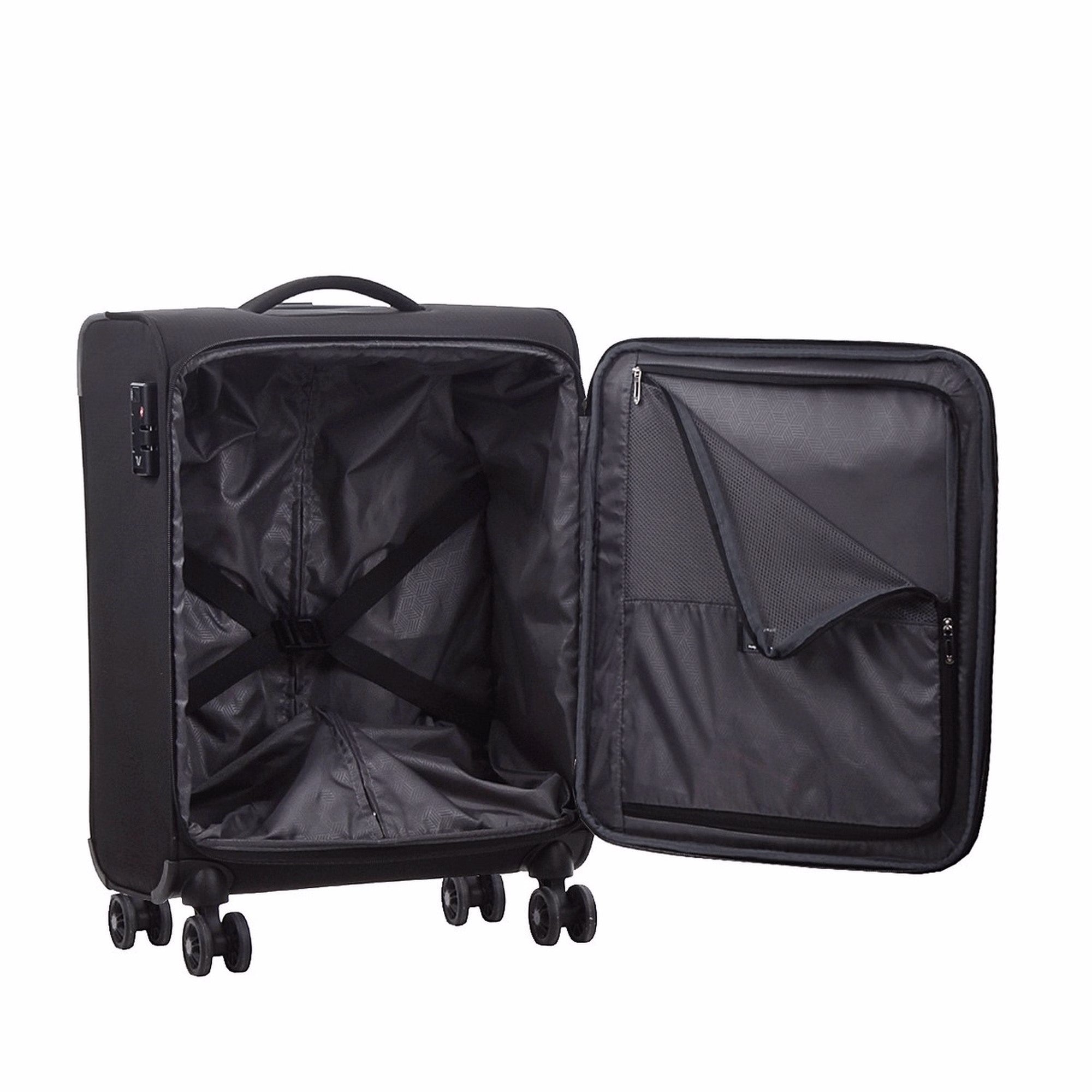 Roncato SPINNER CABINA 4 RUOTE Nero