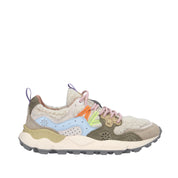 Flower Mountain SNEAKER Beige/militare/celeste