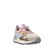 Flower Mountain SNEAKER Beige/militare/celeste