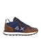 Sun68 SNEAKER ALTA Blu/marrone