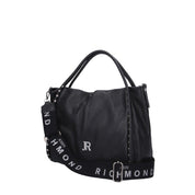 John Richmond BORSA A SPALLA Nero/argento