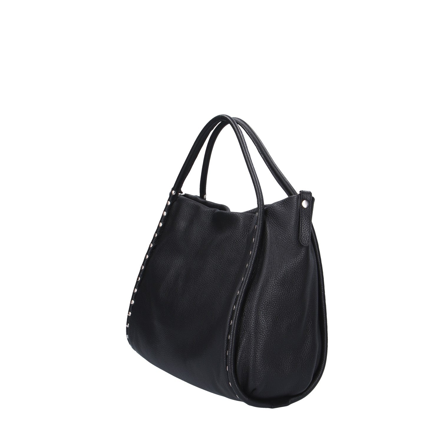 John Richmond BORSA A SPALLA Nero/argento