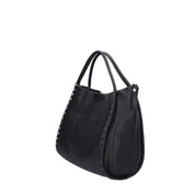 John Richmond BORSA A SPALLA Nero/argento