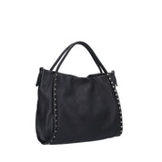 John Richmond BORSA A SPALLA Nero/argento