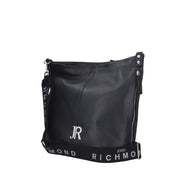 John Richmond BORSA A SPALLA Nero/argento