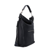 John Richmond BORSA A SPALLA Nero/argento