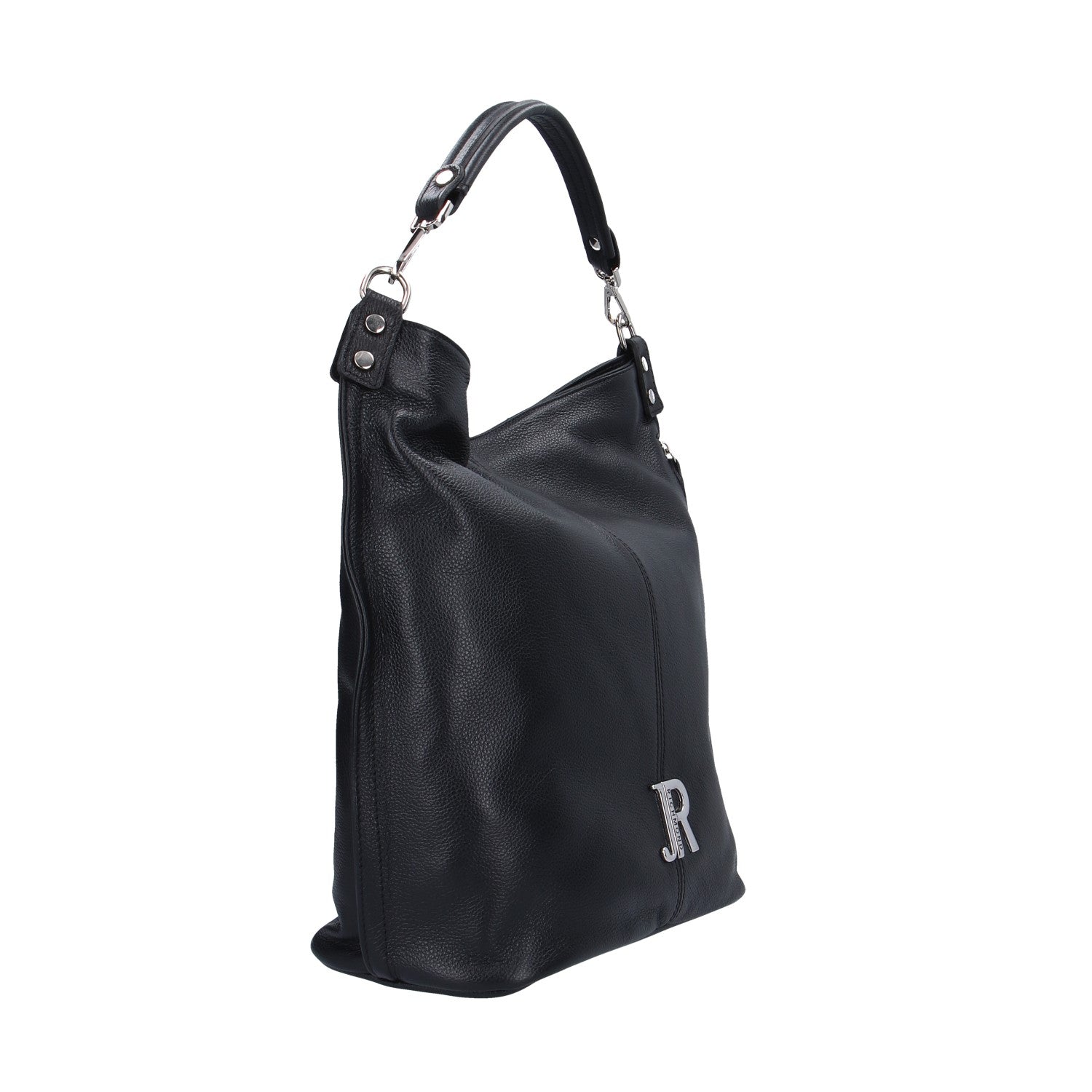 John Richmond BORSA A SPALLA Nero/argento