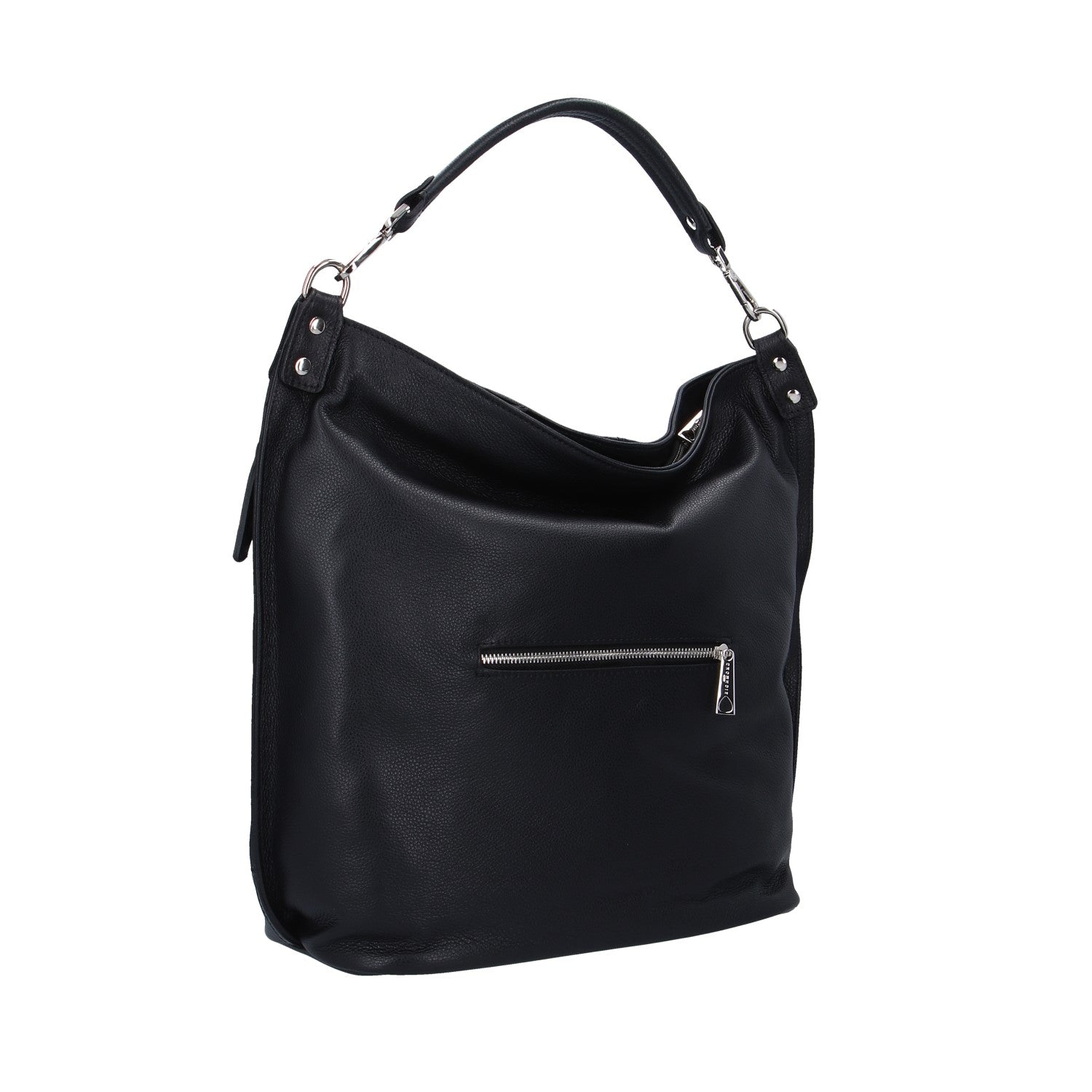 John Richmond BORSA A SPALLA Nero/argento