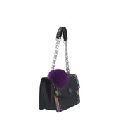 Pash Bag BORSA A SPALLA Nero/fiori