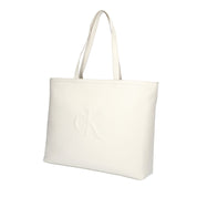 Calvin Klein BORSA A SPALLA Panna