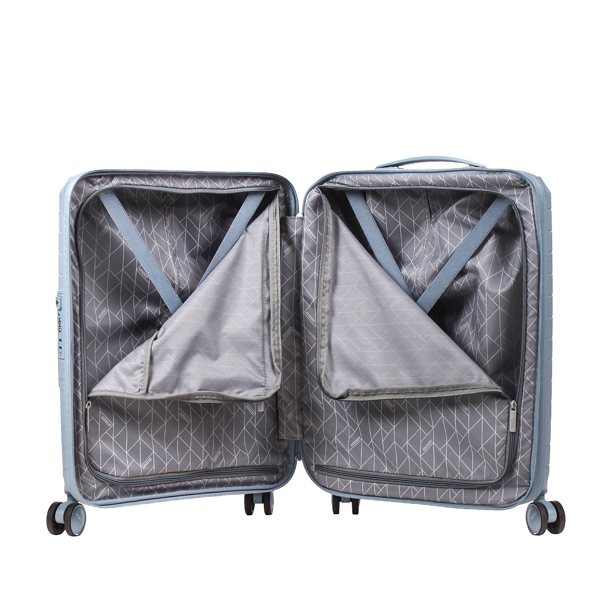 American Tourister By Samsonite SPINNER CABINA 4 RUOTE Celeste