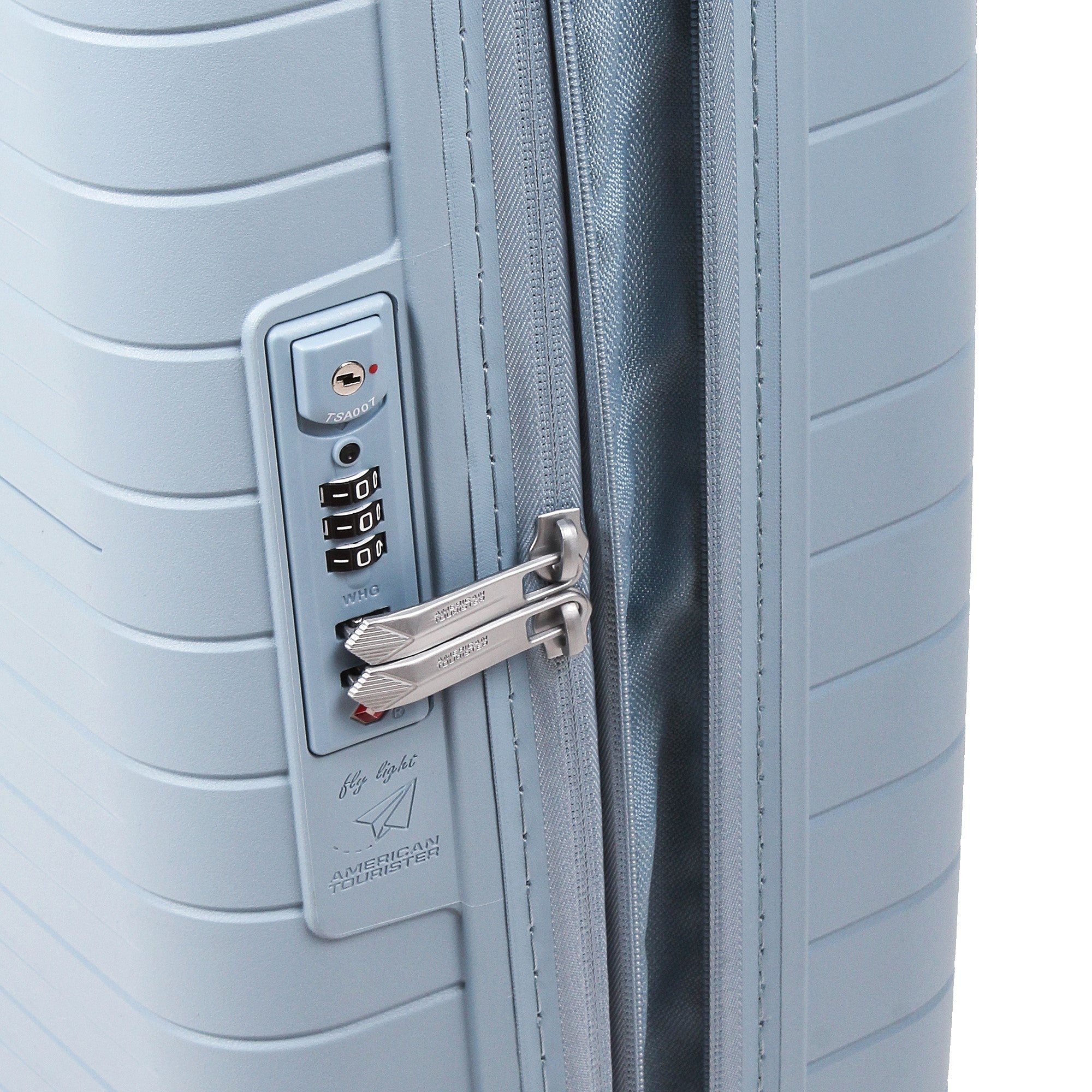 American Tourister By Samsonite SPINNER CABINA 4 RUOTE Celeste