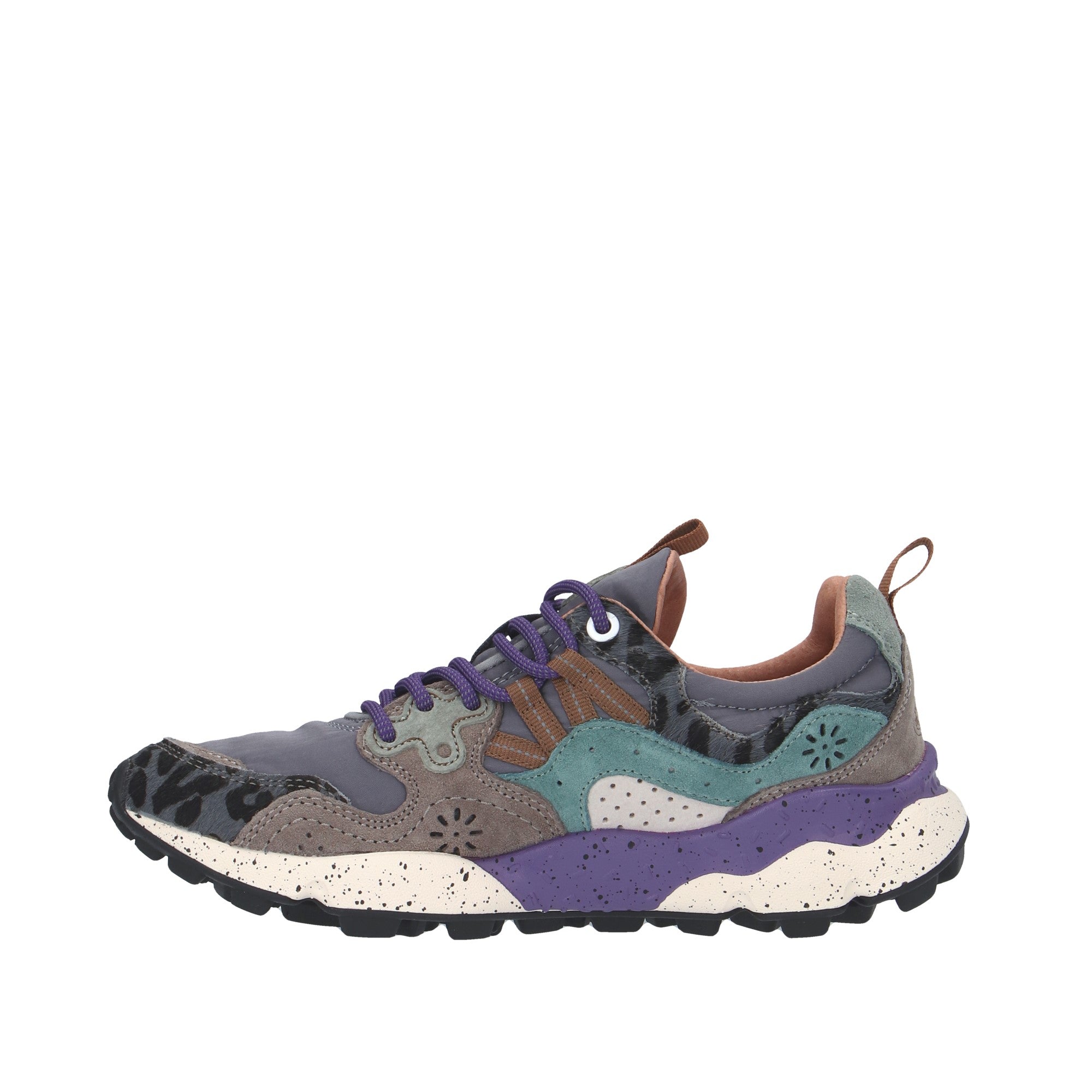 Flower Mountain SNEAKER Marrone/bordeaux