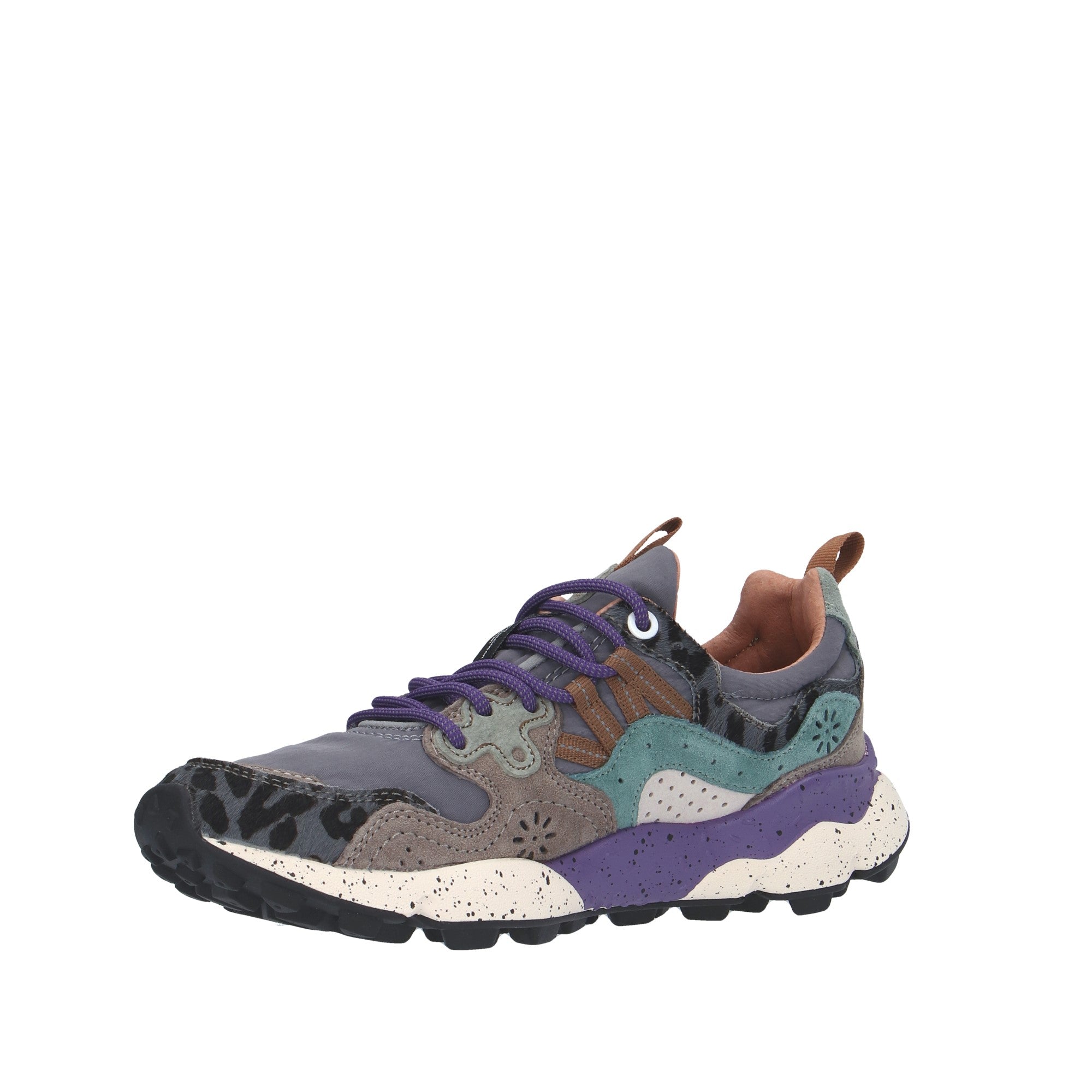 Flower Mountain SNEAKER Marrone/bordeaux