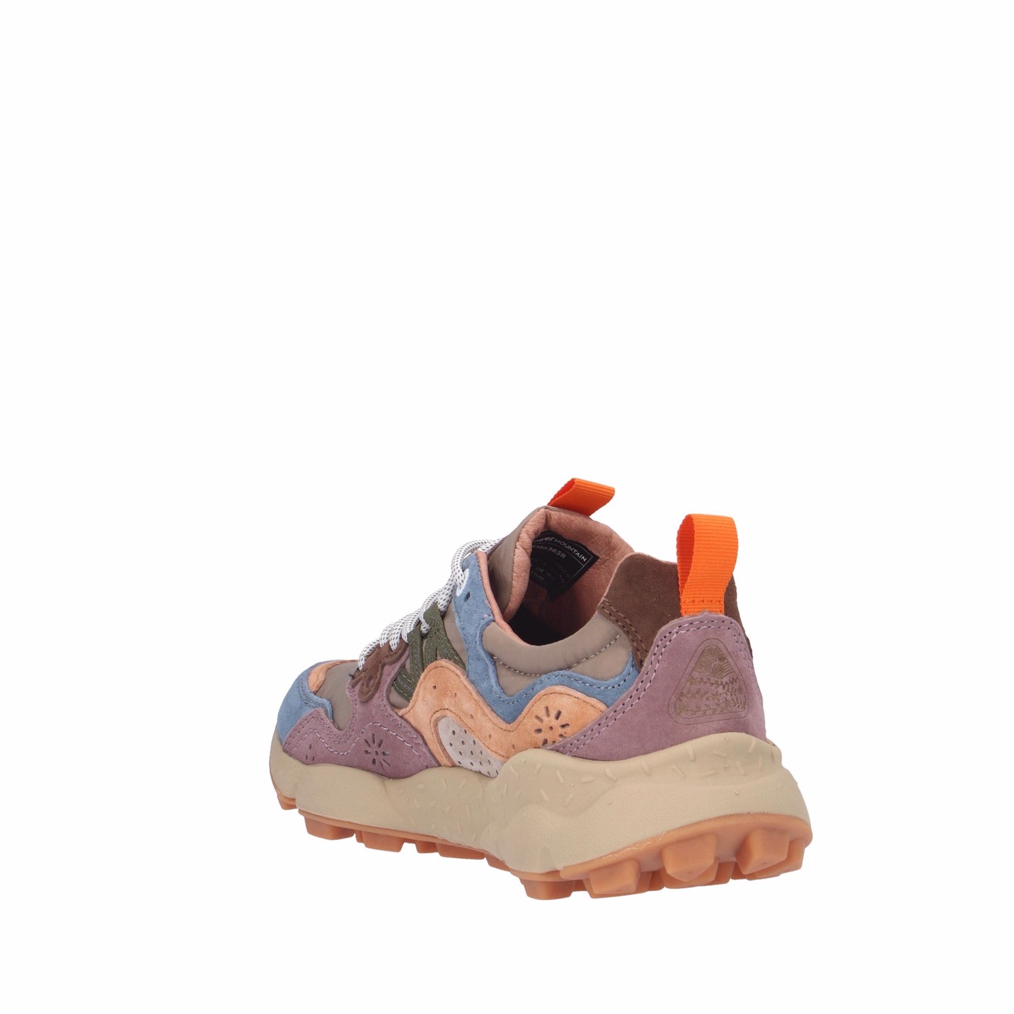 Flower Mountain SNEAKER Petrolio/papaya