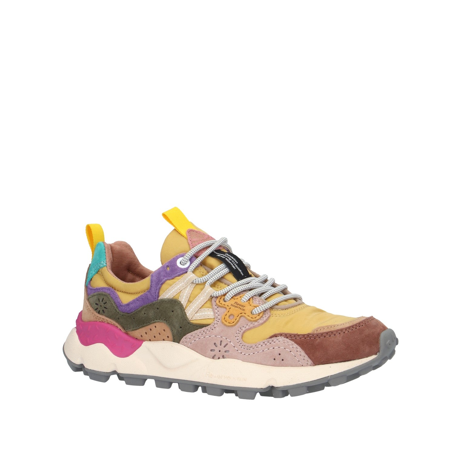 Flower Mountain SNEAKER Marrone/senape