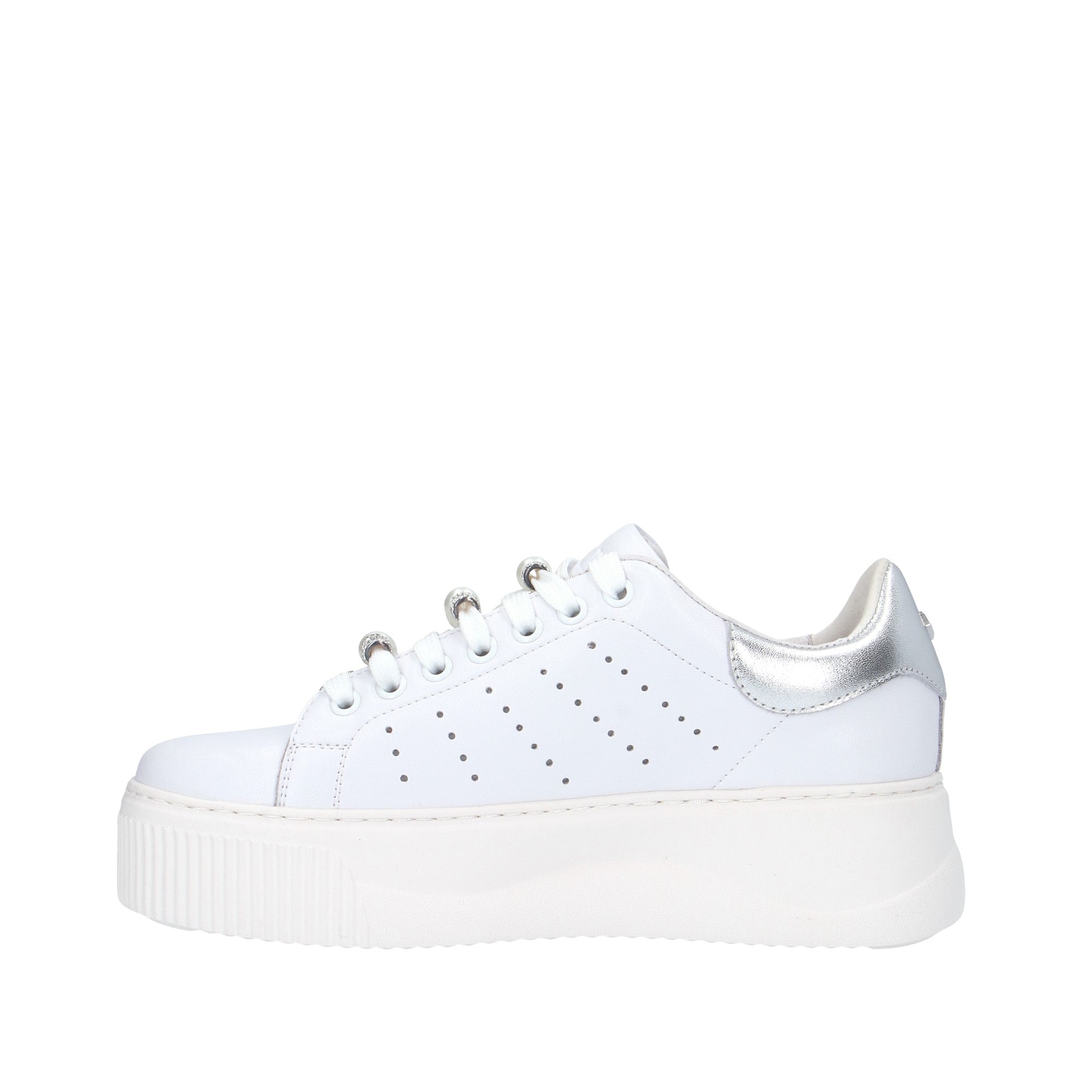 Cult SNEAKER Bianco/argento