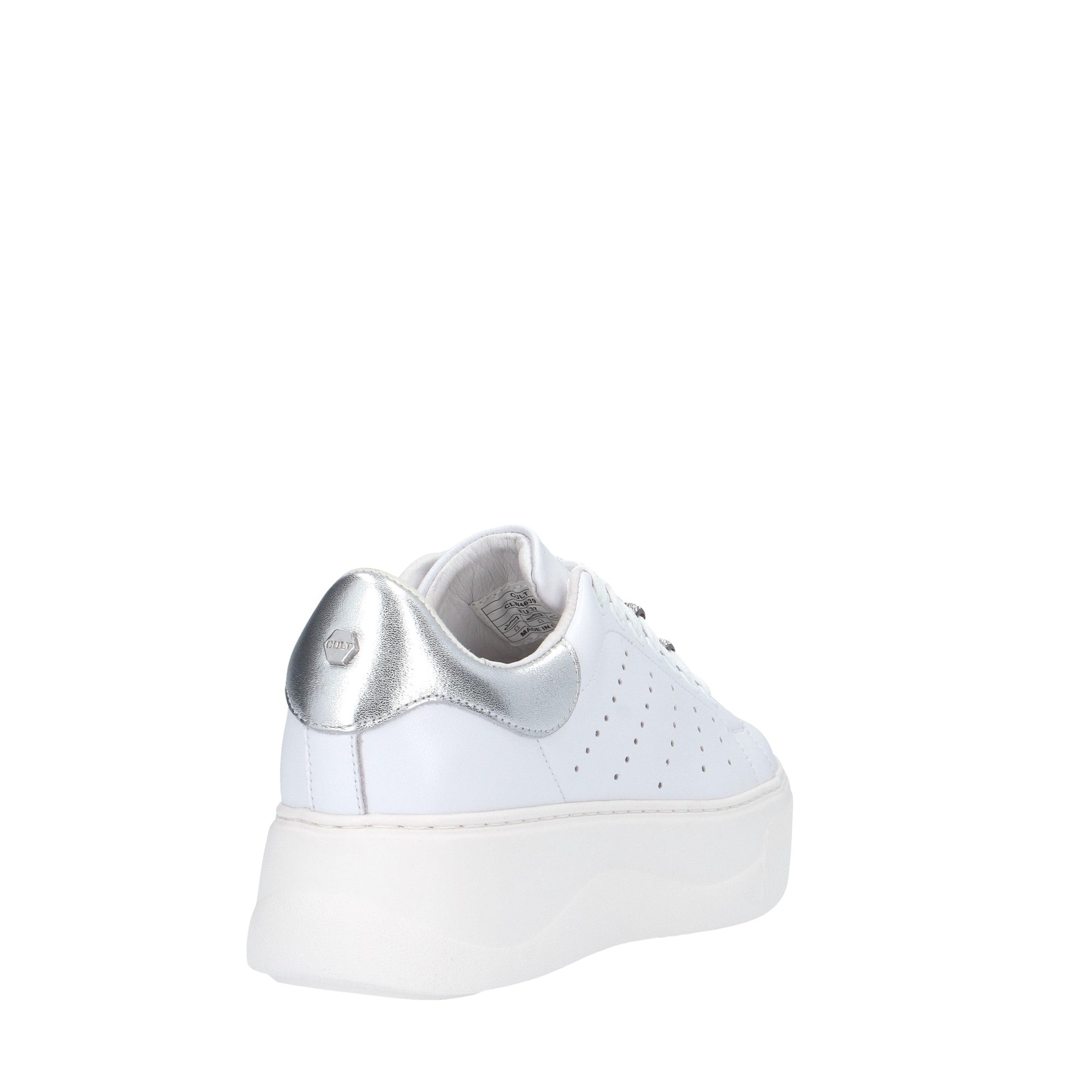 Cult SNEAKER Bianco/argento