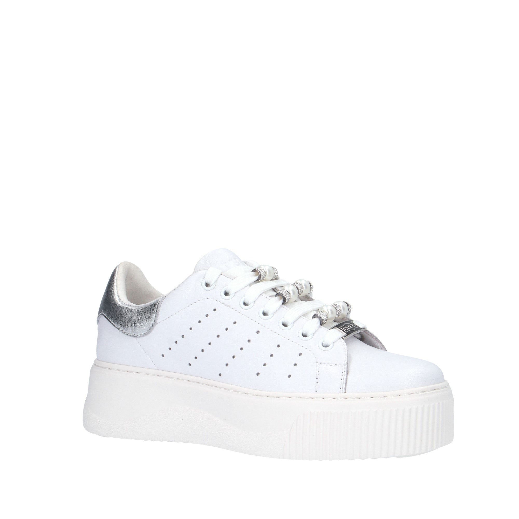 Cult SNEAKER Bianco/argento