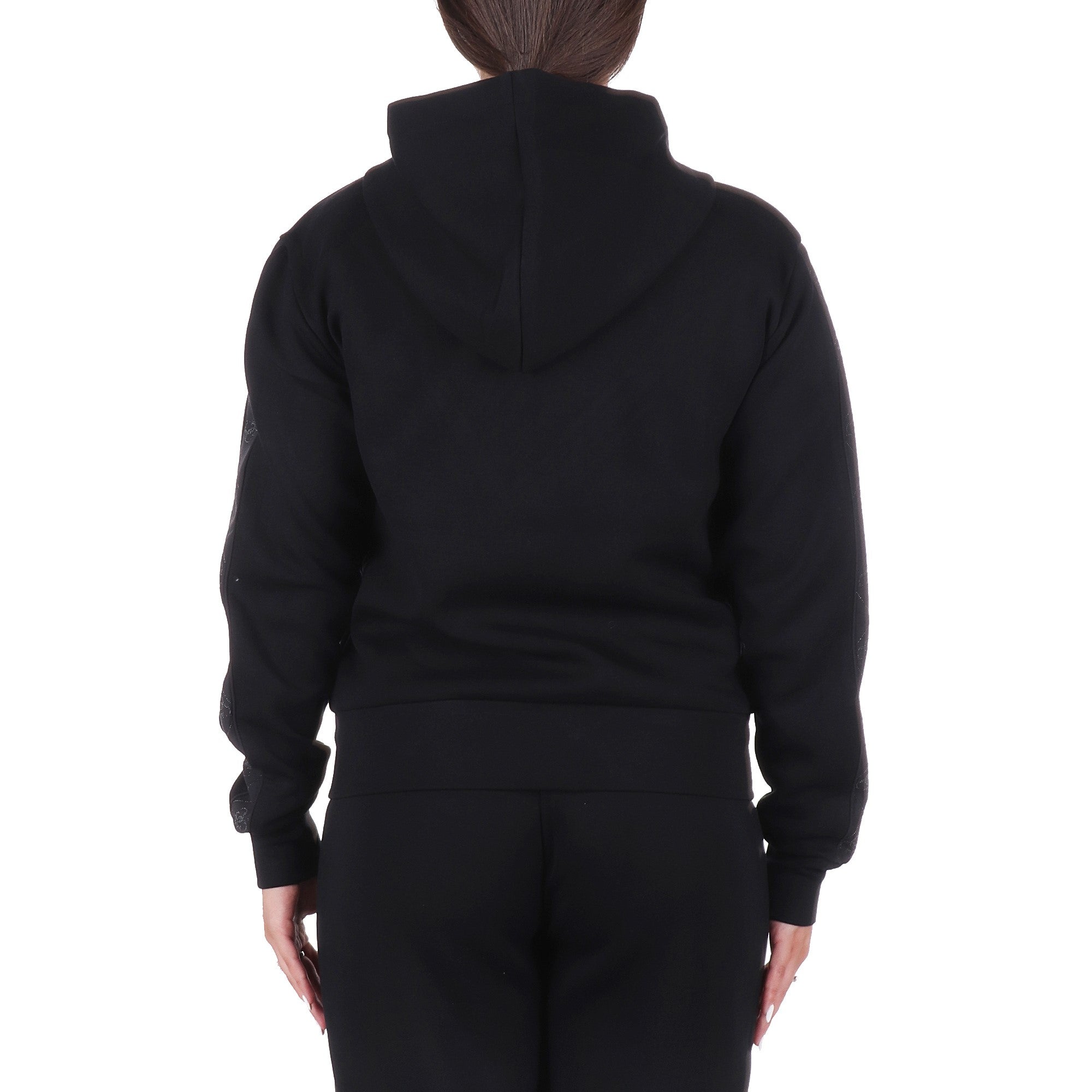 Guess FELPA CON CAPPUCCIO Nero