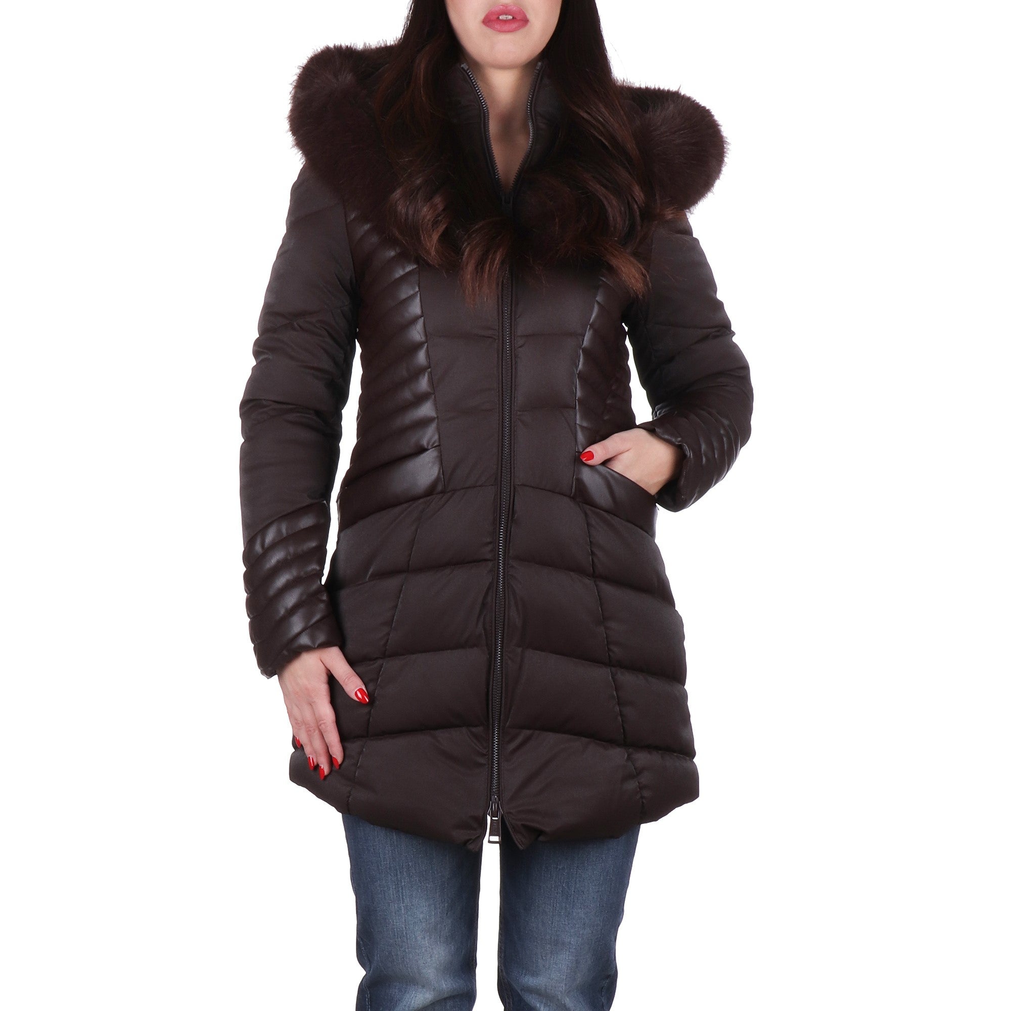 Guess GIUBBOTTO Marrone